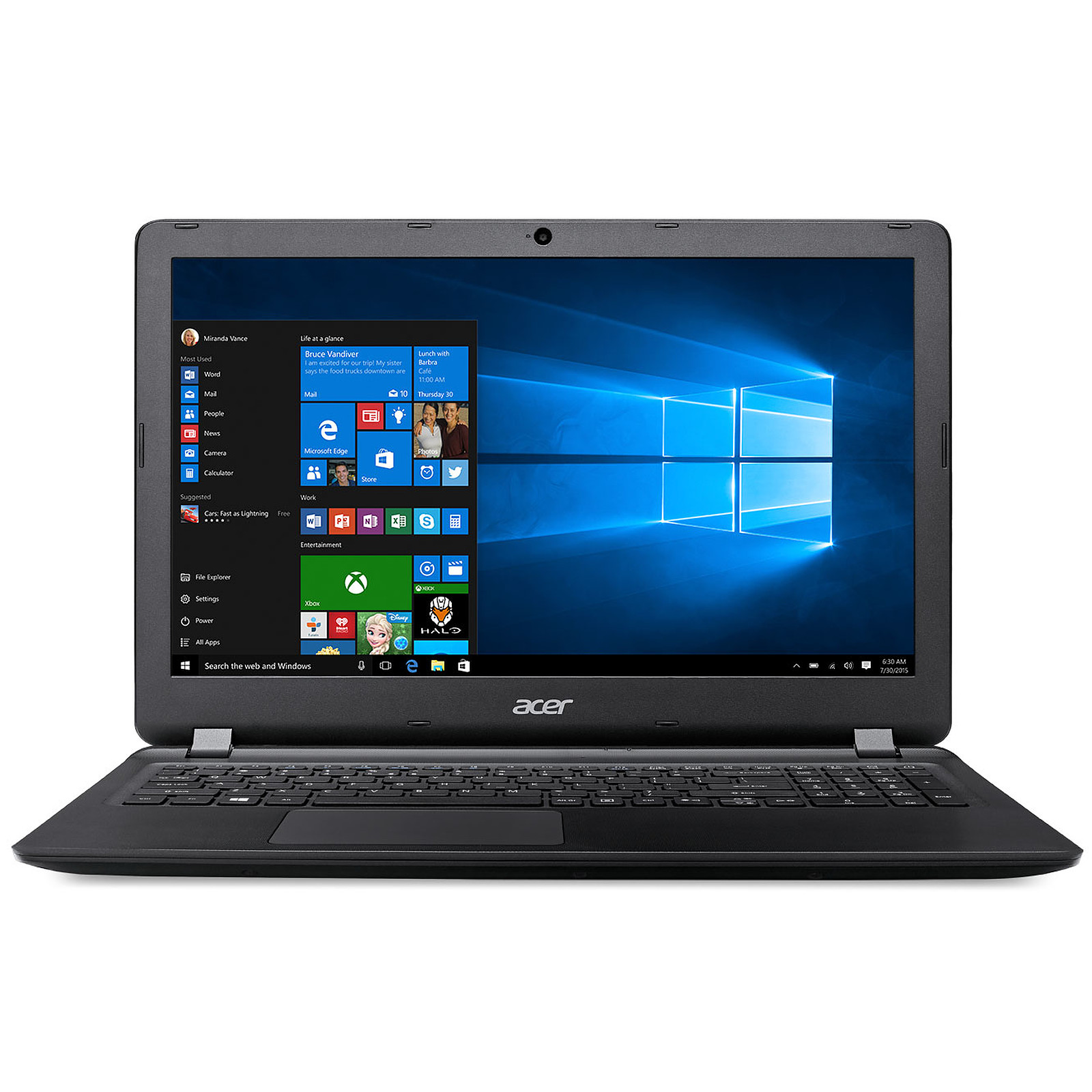 Ordinateurs Portables Acer Aspire Es1-523-24Cw Amd E 4 Go Ram 1 To Hdd 15.6"